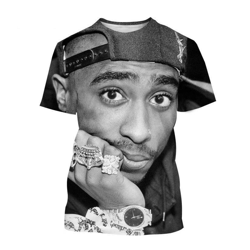 2023 heißer Verkauf 3d gedruckt T-Shirt Mode Neuankömmling amerikanischen Rapper Unisex Kind Hip Hop Street Style Persönlichkeit lässig T-Shirt