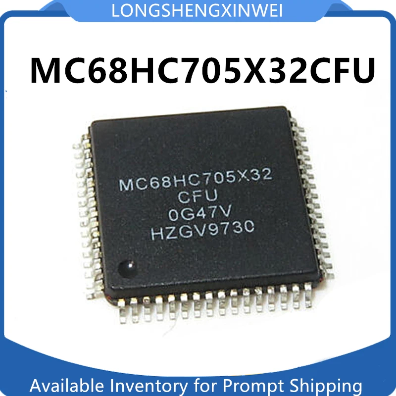 1PCS MC68HC705X32CFU MC68HC705X32 QFP-64 Original Microcontroller IC