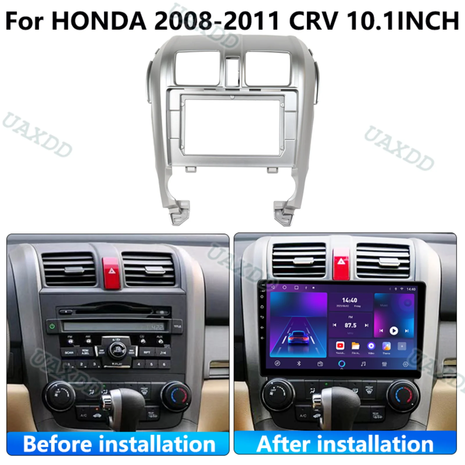 Car DVD CD Player Radio Android Stereo Harness Dashboard Screens Accessories Cables Frame For HONDA 2008-2011 CRV 9INCH 10.1INCH