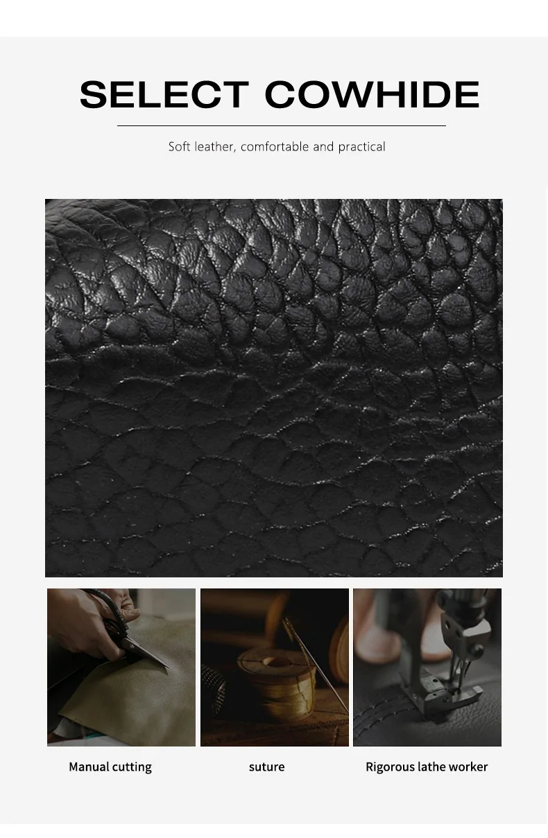 Damen-Schultertasche aus echtem Rindsleder mit Steinmuster, große Kapazität, Reise-Hobo-Unterarmtasche, stilvolle Freizeit-Handtasche – Detail 7