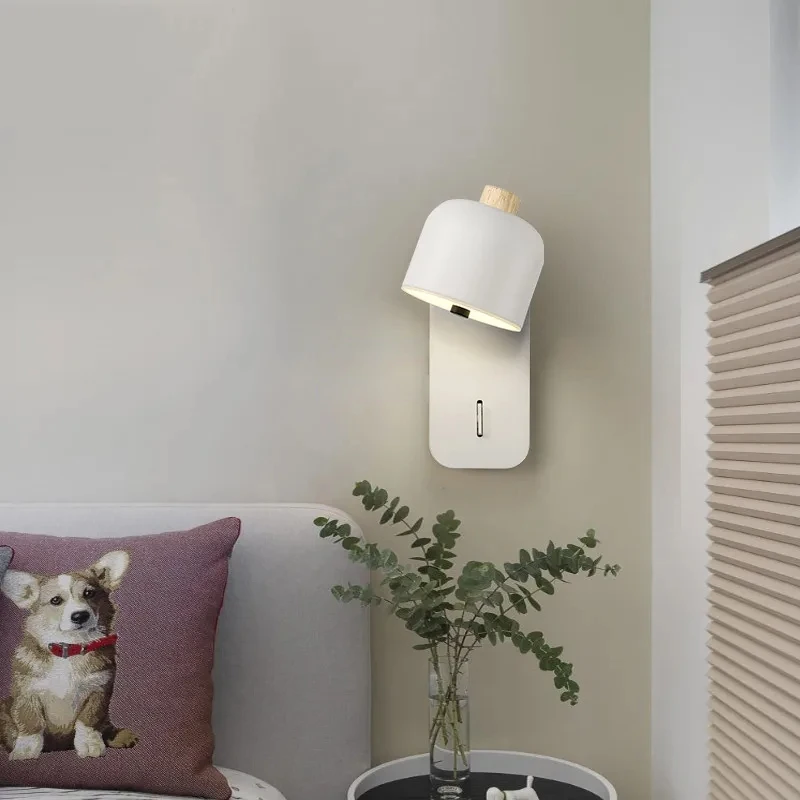 Nordic Led Wandlampen Bedlampje Slaapkamer Licht Wandlampen Voor Thuis Indoor Decor Verlichtingsarmaturen Keuken Armaturen