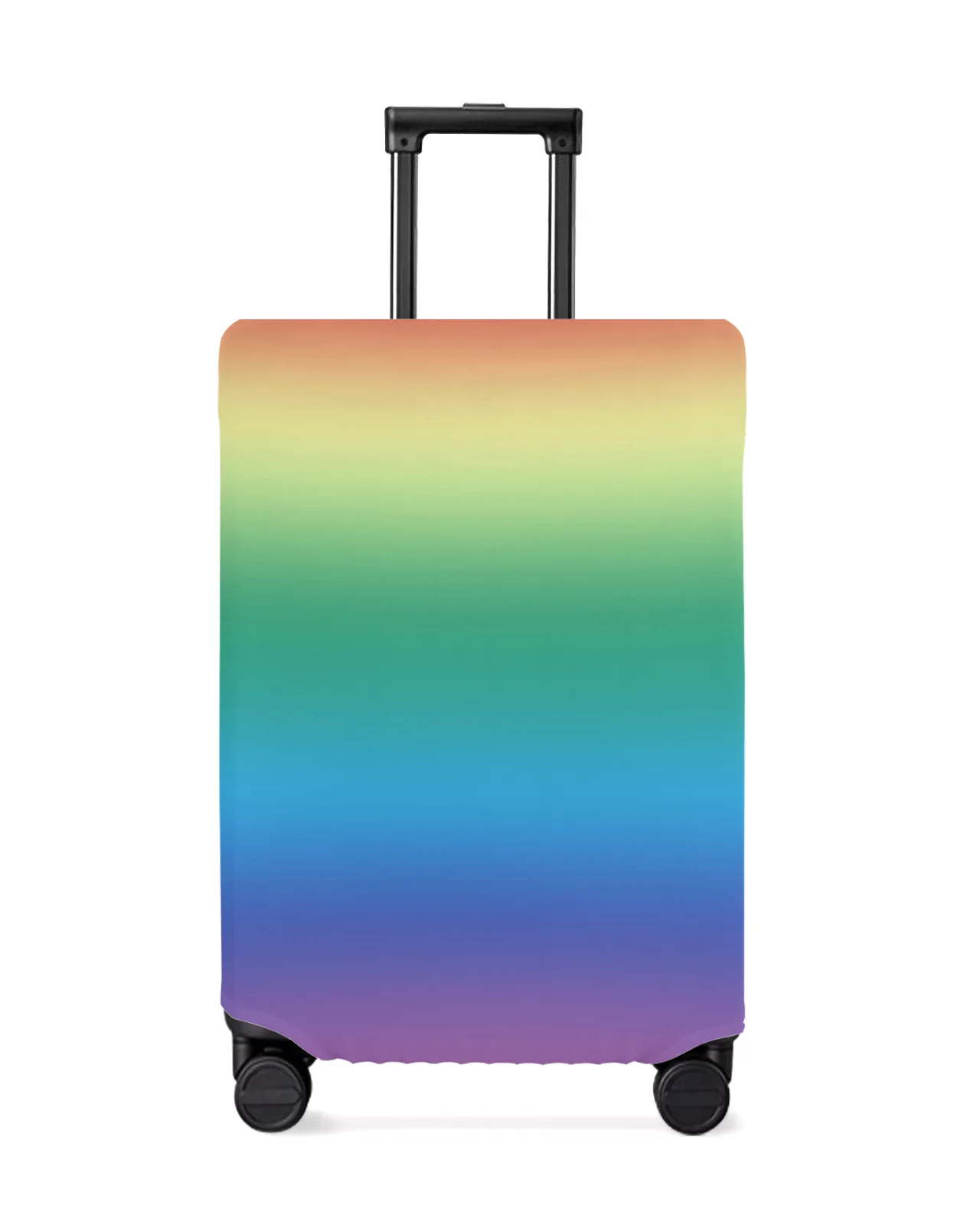 

Rainbow Gradient Red Yellow Green Purple Travel Luggage Cover Elastic Baggage Cover Suitcase Case Dust Cover Travel Accessories