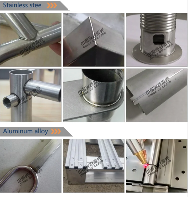 Handheld Fibra Laser Liner, alta precisão, Mini, 1500W