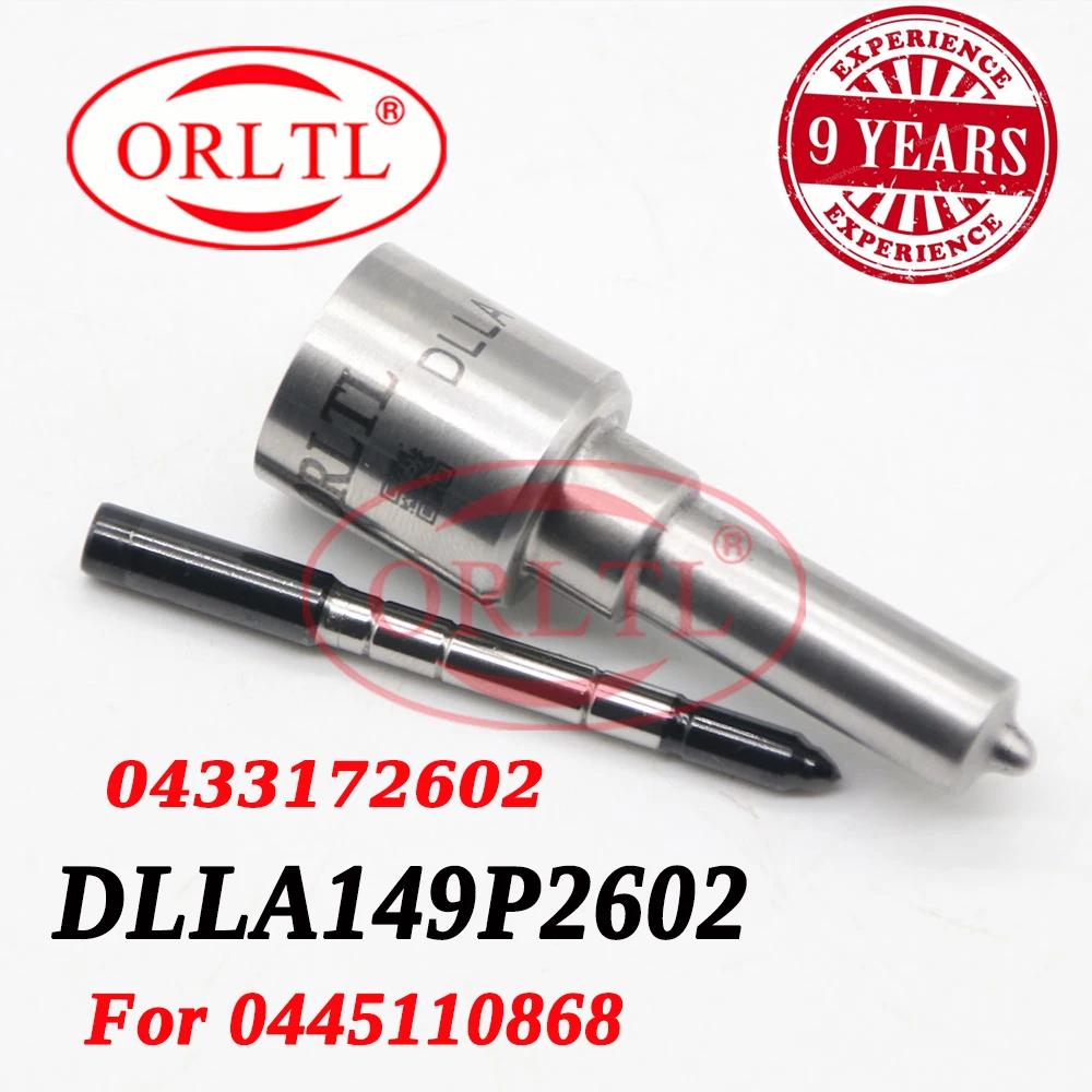 

ORLTL DLLA149P2602 Diesel Injector Valve Adjustment DLLA 149P 2602 OEM 0433172602 FOR Bosch 0445110868 0 445 110 868