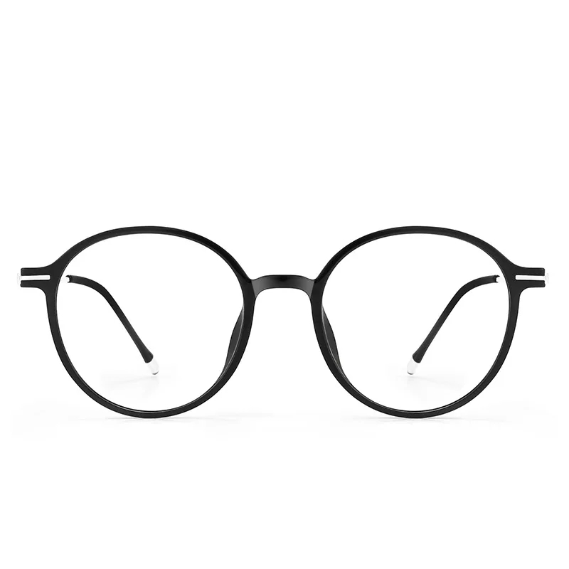 TFTB خفيفة للغاية 6 جرام ريترو نظارات دائرية للرجال والنساء أنيق TR90 سبائك التيتانيوم النظارات الطبية البصرية الإطار 8201 #6