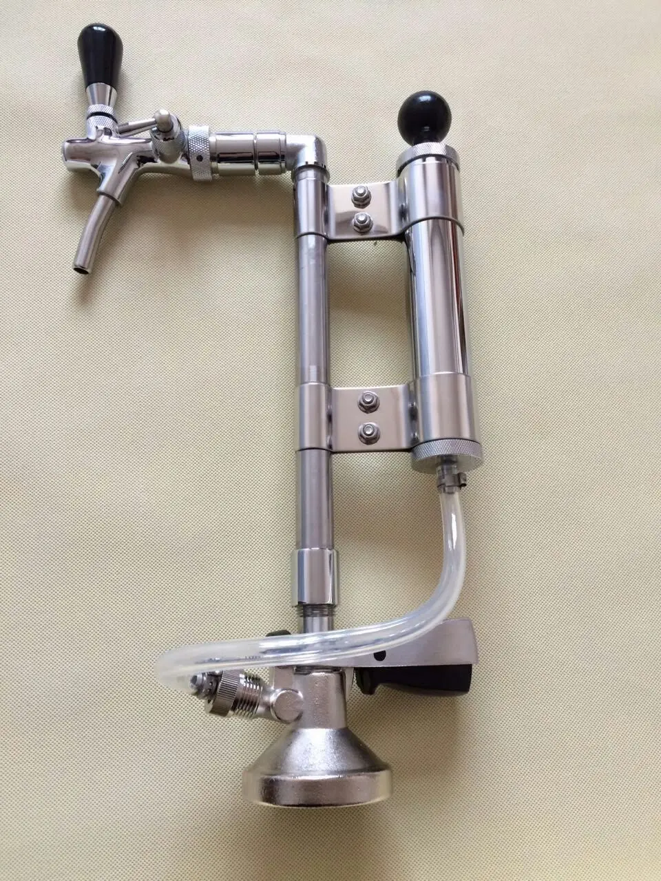 Beer Keg Pump Set,Keg Coupler,Tap with Compensator, 5/8 \'\'G Connector