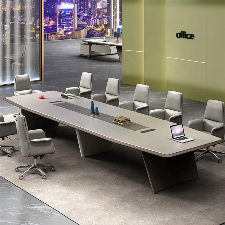 

China Factory Price High Quality Modern Boardroom Table Conference Room Long Desk Table