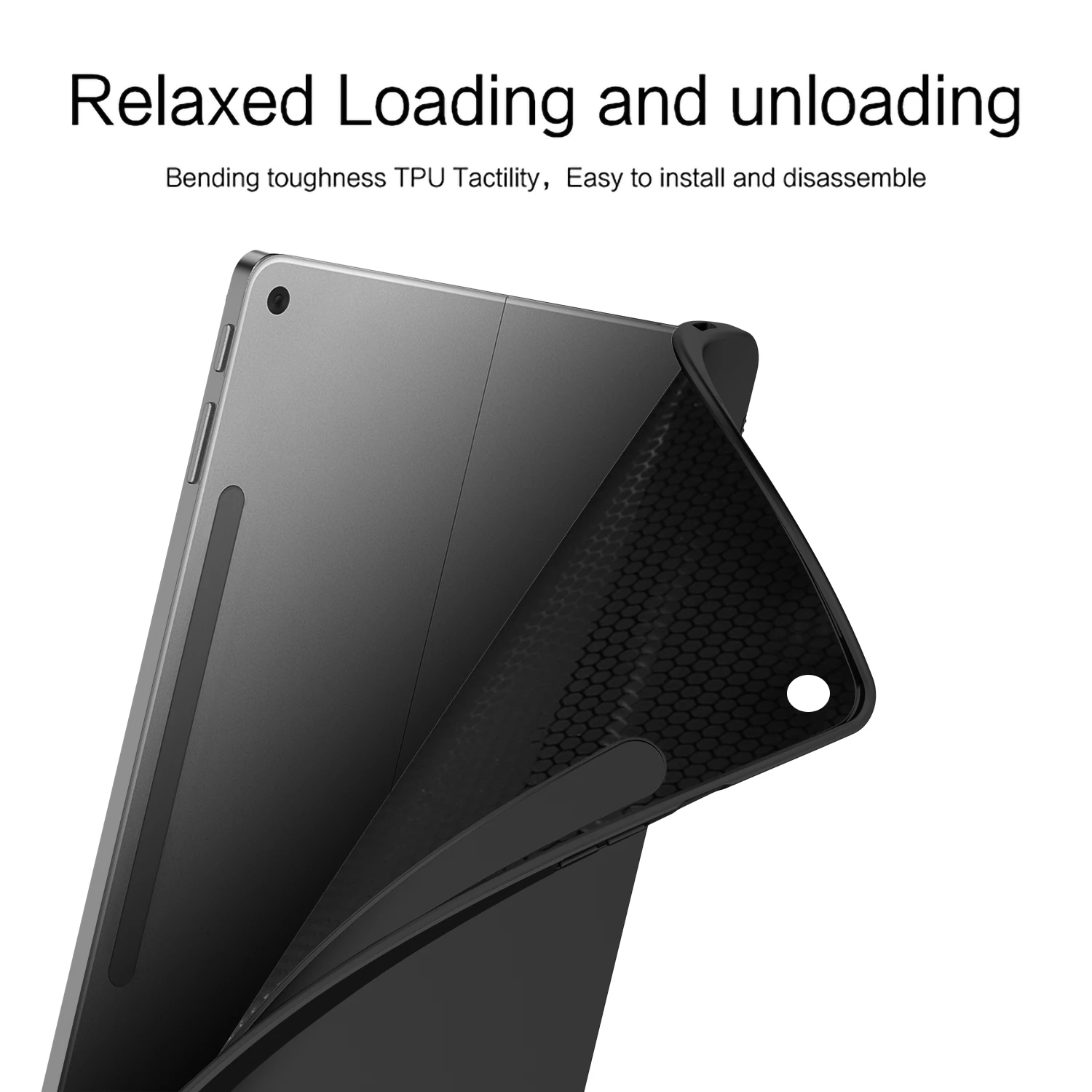 Soft Case For Microsoft Surface Pro 12 inch 2025 Protective Case Surface Pro 12 Silicone TPU Black Protective Shell Back Cover