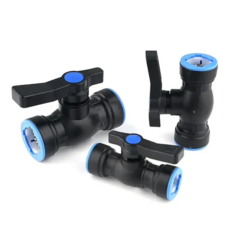 High Quality Water Pipe Connector Quick Connect Ball Valve Globe Valve PN10 PP Push Fit Accessories