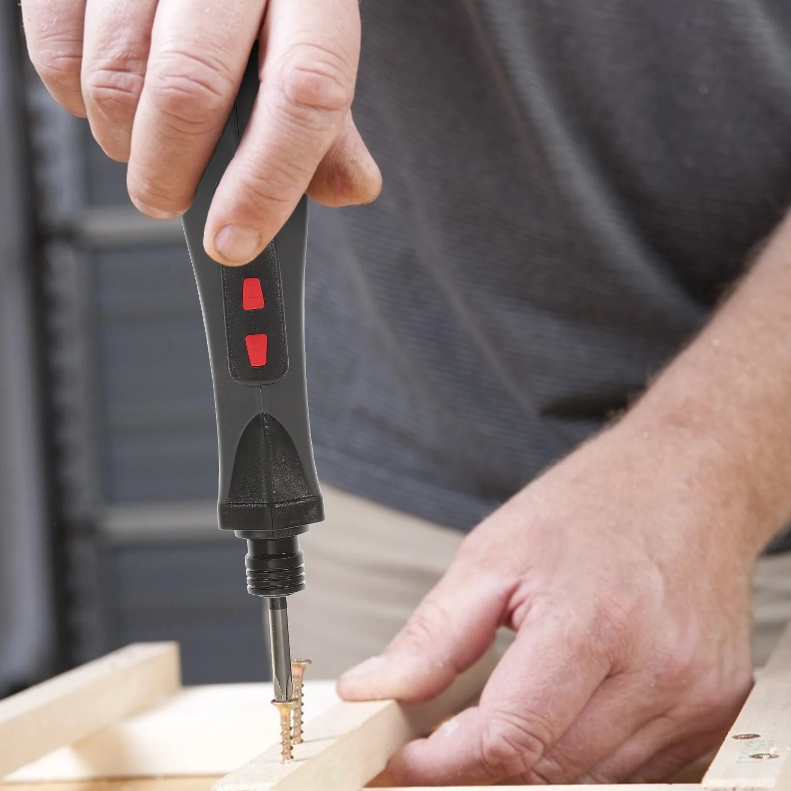 

Plastic Mini Cordless Electric Screwdriver Isolation Power Tool Ergonomic Design Non Slip H High Temperature Resistant