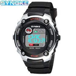 SYNOKE Electronic Watch For Men Sport Watch Multifunction Military Sports Waterproof Luminous LED Digital Student Fashion