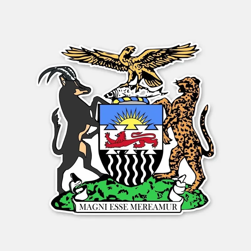 Car Styling Central African Federation Coat of Arms Car Sticker Decal