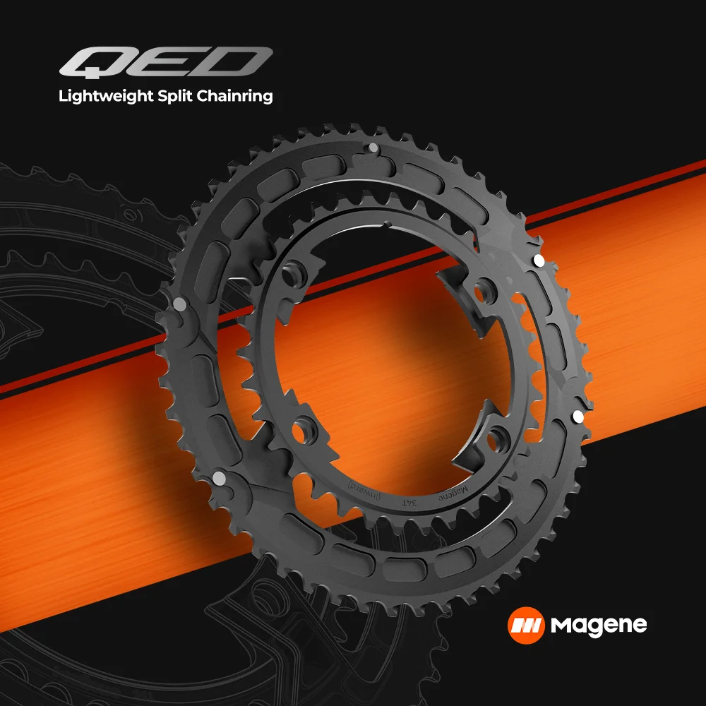 Magene pes P505 rozseknout dutý uitra lehký 110 bcd kolo z energie měřič silnice chainwheel pro shimano sram jízdní kolo příslušenství částí