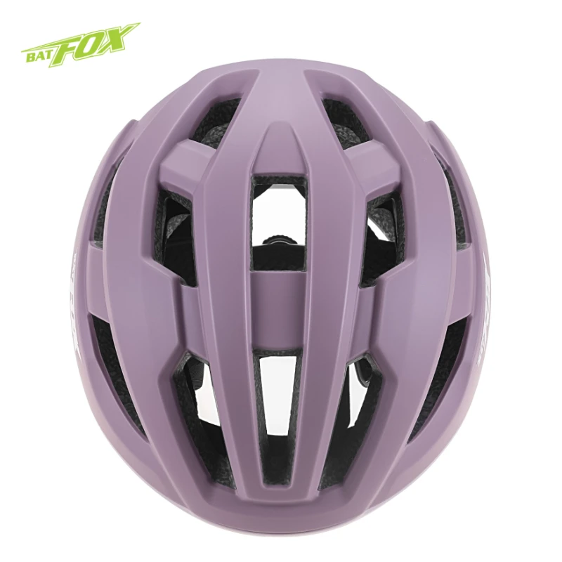 BATFOX Bicycle helmets men Bicycle helmet mtb safe High quality Matte purple integral mold Road riding helmets bicycle adult men