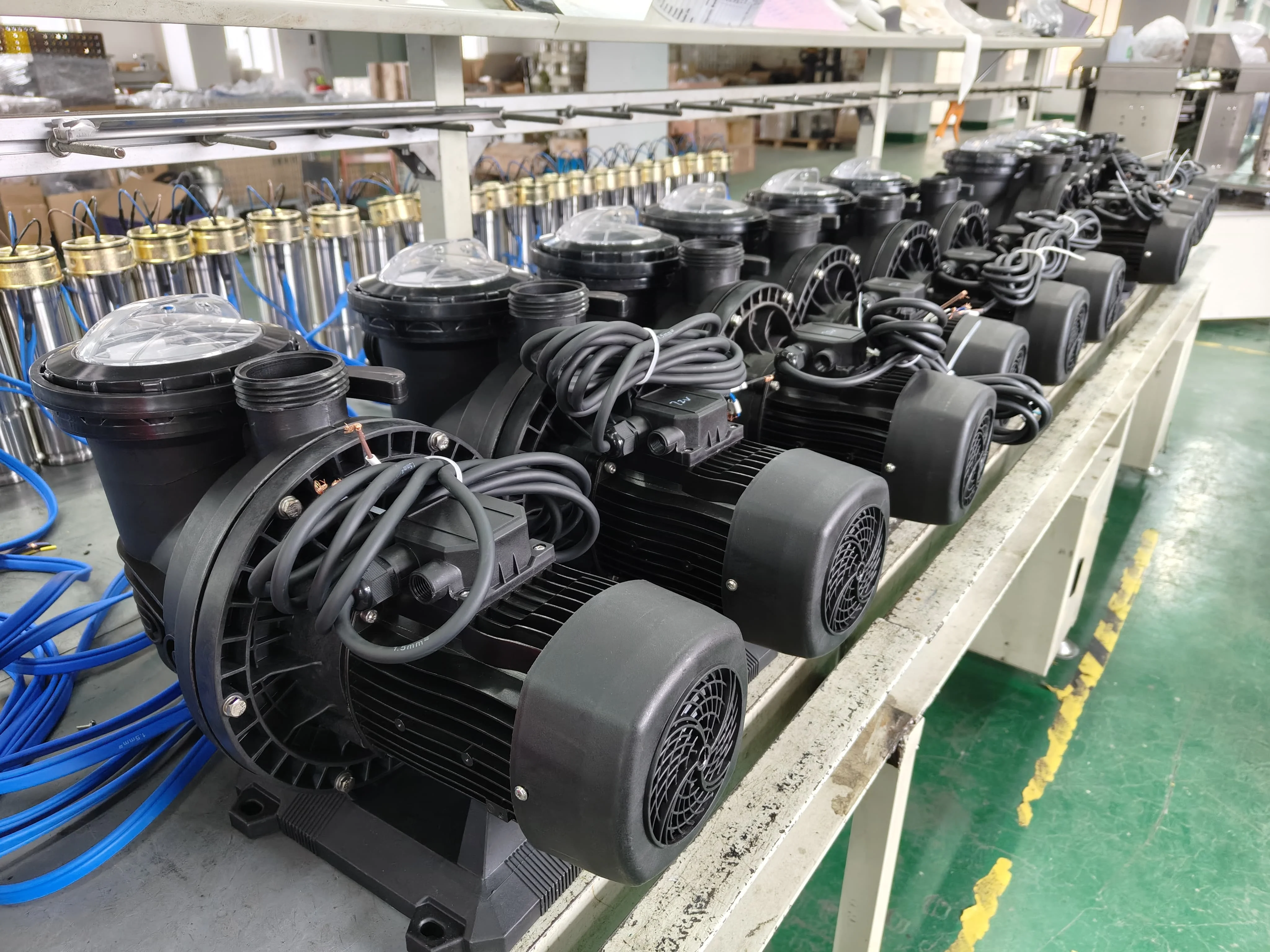 DC24/48/72/96/AC220/DC300 Dc Solar Powered Surface Water Pump for Swimming Pool 200W 500w 900W 1500W Solar Pool Pump Kit view 4