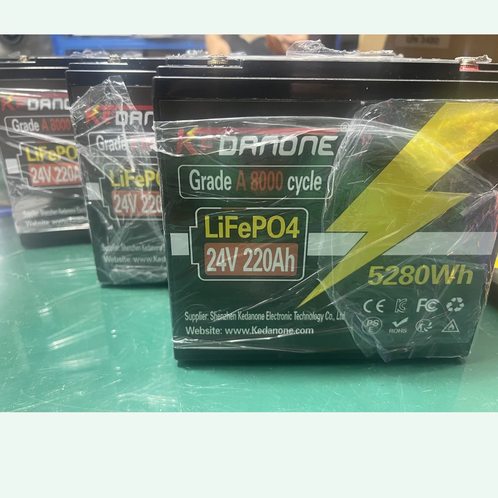 

32700 LiFePO4/Battery 24V 220Ah with Built-in 220A BMS for RV Marine Solar Overland Off-Grid Rechargeable Lithium Iron Phosphate