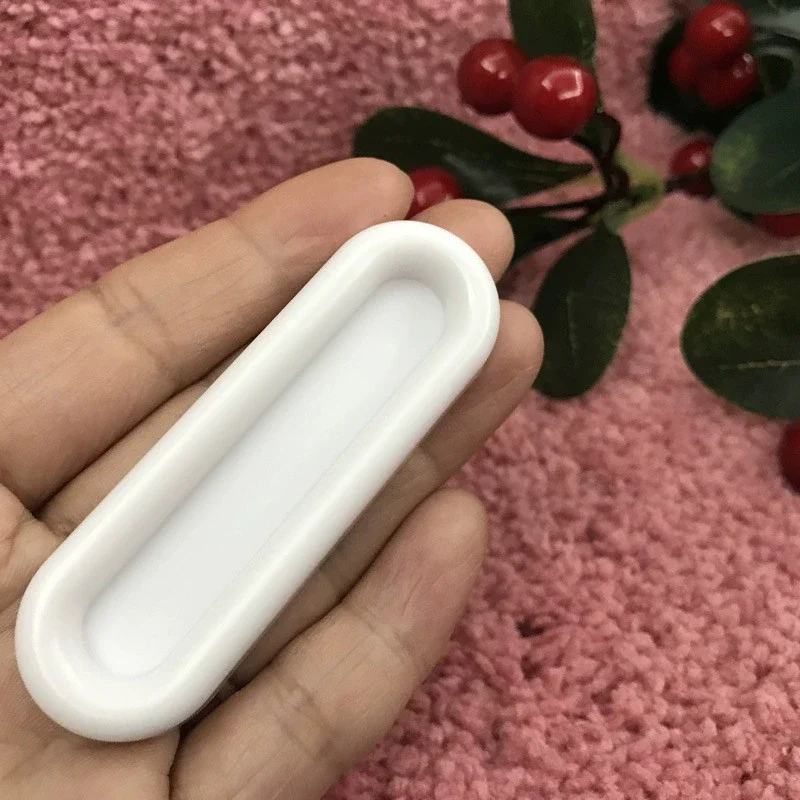 

4 шт. самоклеящиеся дверные ручки овальные дверные ручки для внутренних дверей стеклянное окно ящик шкафа нескользящая ручка вспомогательные ручки