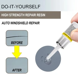 Car Windshield Crack Repair Tool DIY Car Window Phone Screen Repair Kit Glass Curing Adhesive Car Windshield Crack Repair Glue