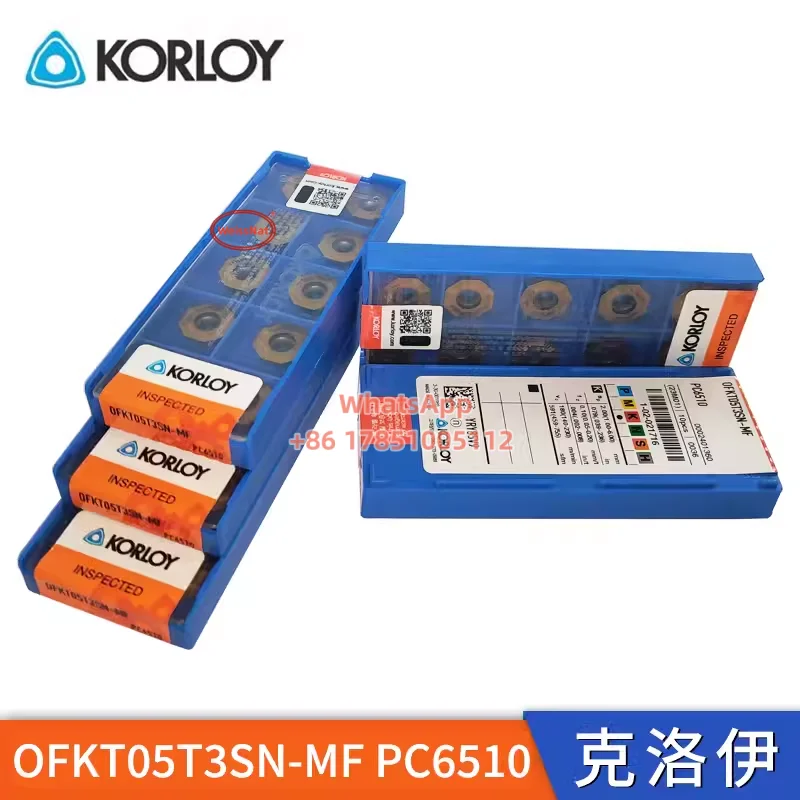 KORLOY  OFKT05T3SN WNMX130520ZNN SEEW14M4AGFN SEET14M4AGSN XNKT080508PNSR PC5300 PC6510 PC5300 Carbide Insert XNKT Inserts