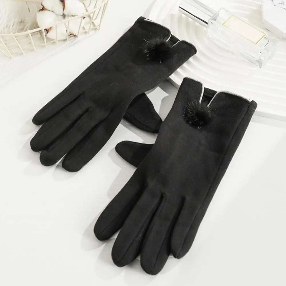 New Fashion German Velvet Gloves Outdoor Winter Cold Weather Gloves Touch Screens Women Thermal Gloves