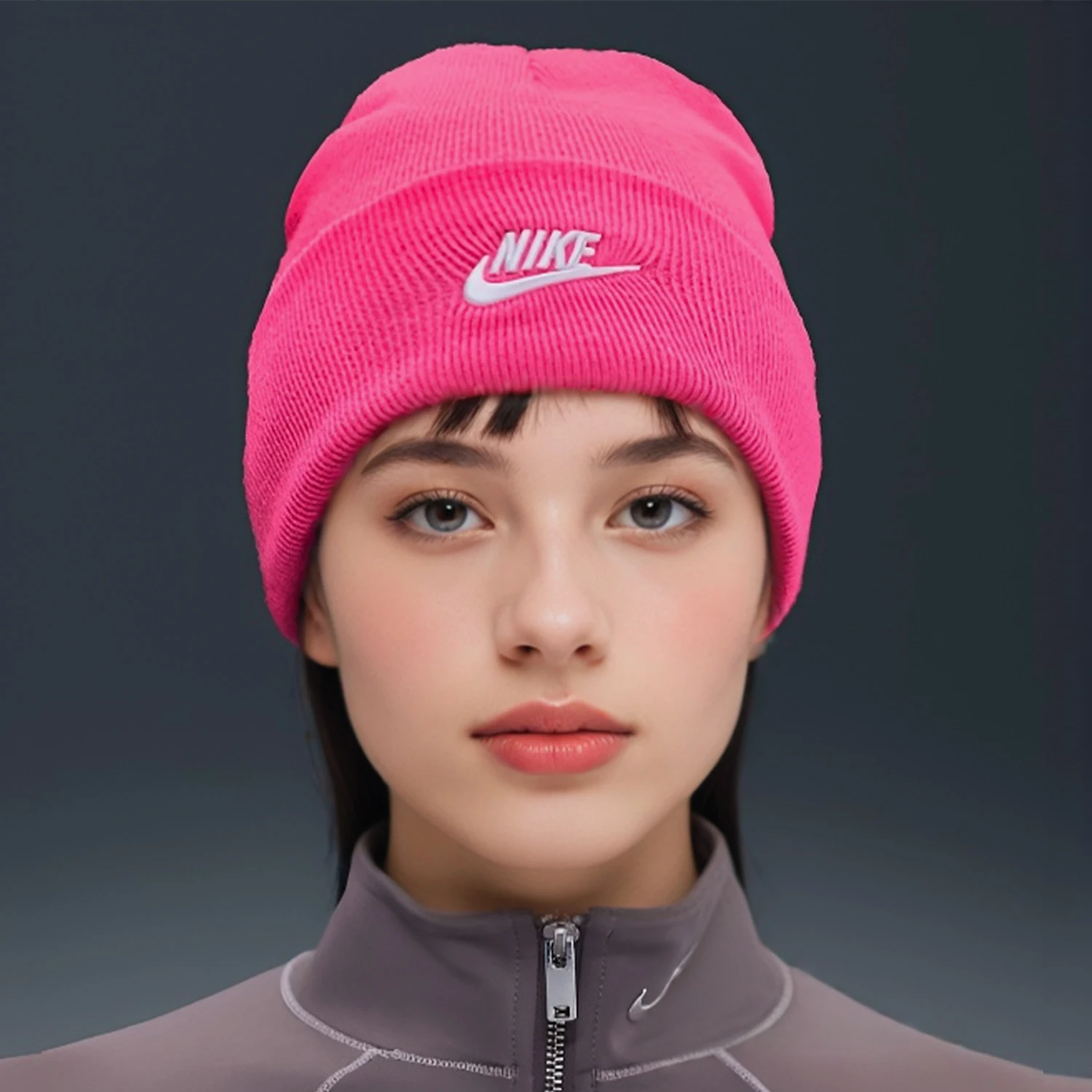 Gorro Nike Peak Futura original para hombre y mujer, clásico de lana HF0186-645