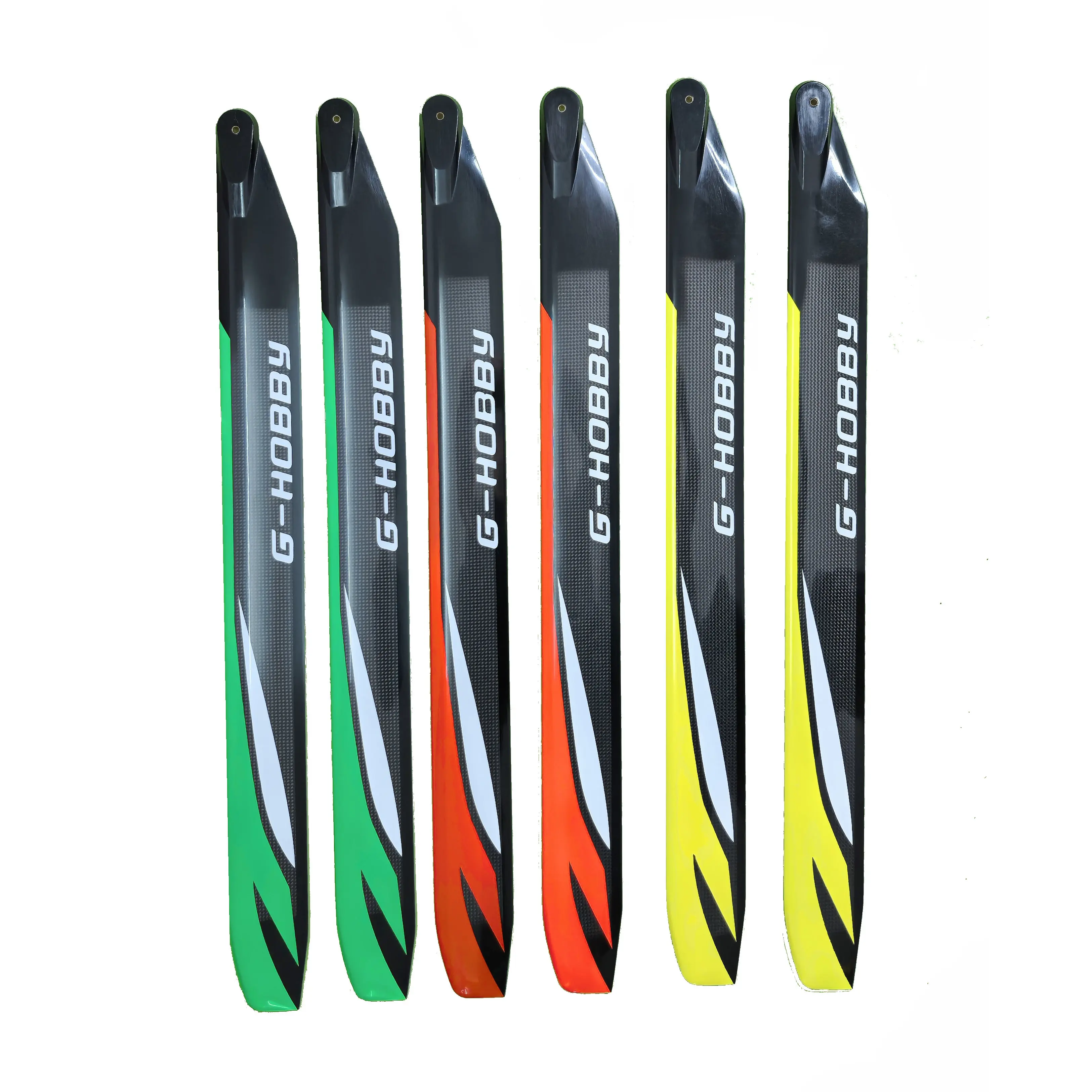 Lâmina Principal de Fibra de Carbono G-HOBBY 700MM e Lâmina de Cauda 106MM para Acessórios de Helicóptero RC