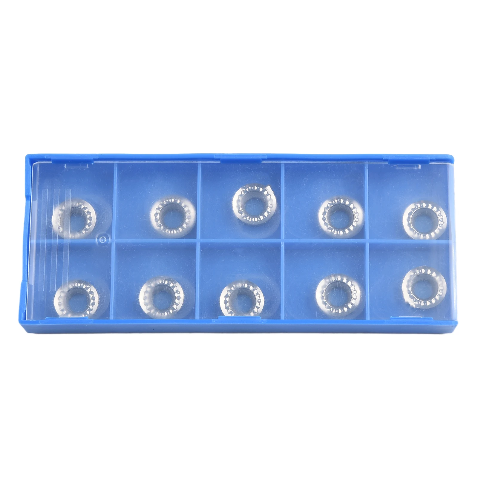 High Quality New Practical Insert Silver Round 10pcs/Set CNC Carbide For Aluminum H01 Manual Inspection Milling