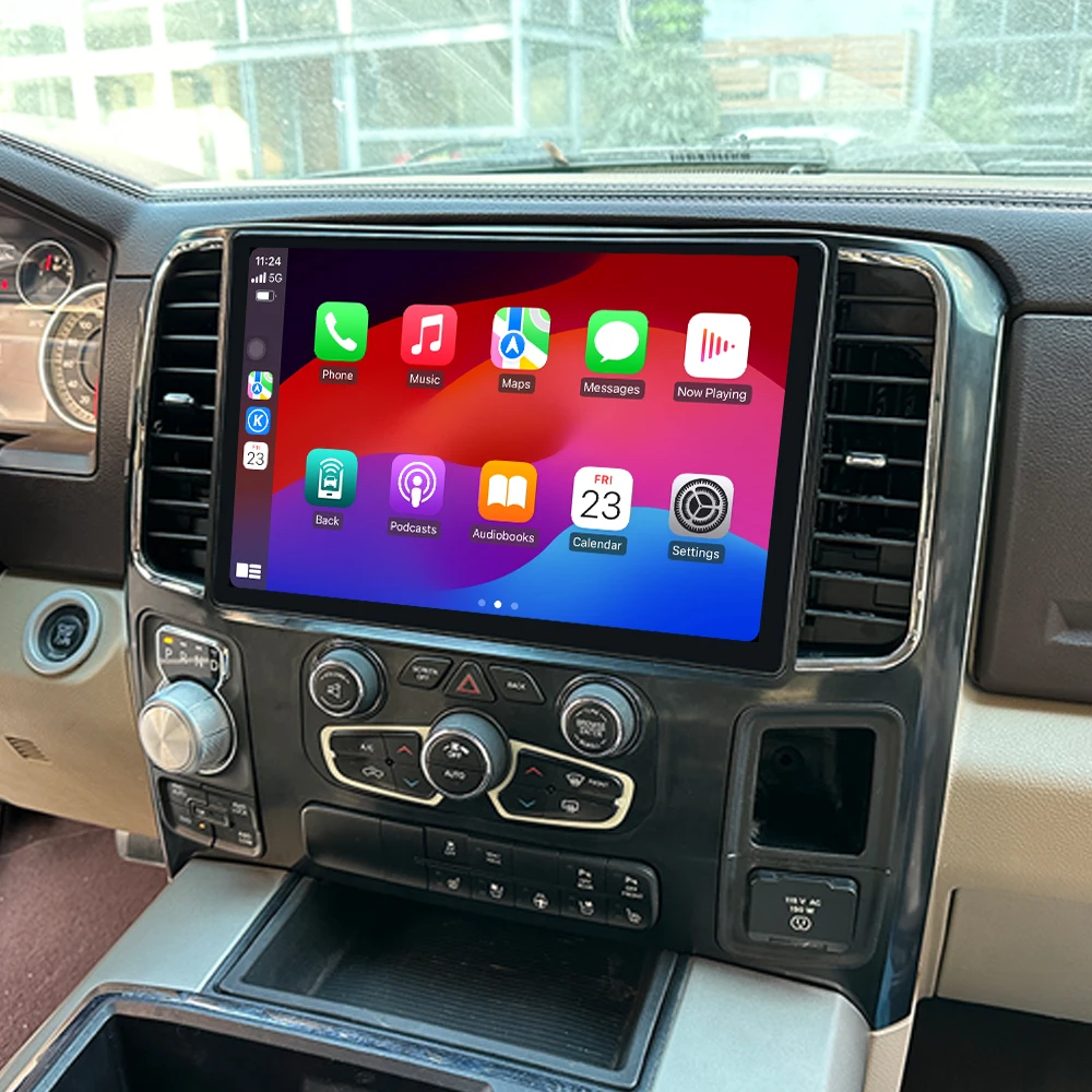 ZWNAV 13.1 Inch Carplay for Dodge Ram 2013-2018 Car Multimidia Player GPS Navigation Stereo Head Unit CarPlay Car Accessories