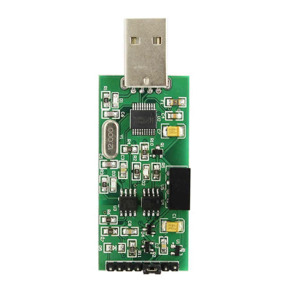 Optocoupler Isolation USB To TTL Serial Port Module Onboard Isolation Power Supply 3.3V 5V TTL Output With Protective Diode