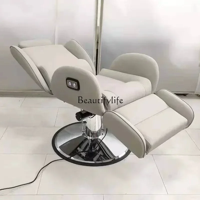 Hair treatment salon Scalp care Electric hair salon chair can recline the hair salon chair