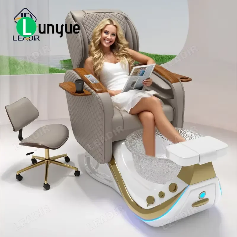 Custom Pipeless Pedicure Chair Portable Foot Spa Sofa for Beauty Nail Manicure Furniture Factory Direct