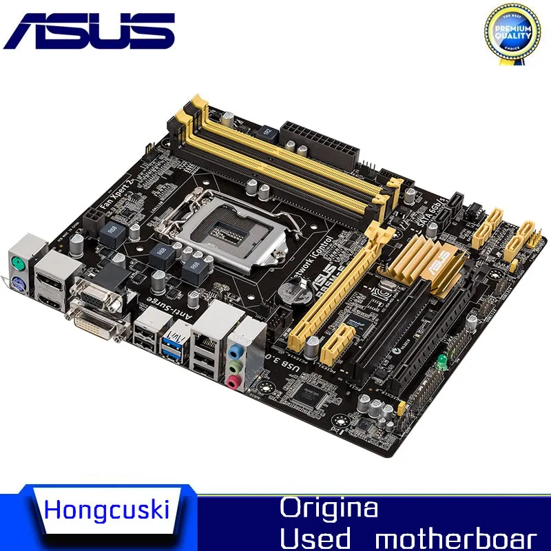 For ASUS B85M-E Used LGA 1150 For Intel B85 motherboard Socket LGA1150 DDR3 SATA3 USB3.0 SATA3 Desktop motherboard