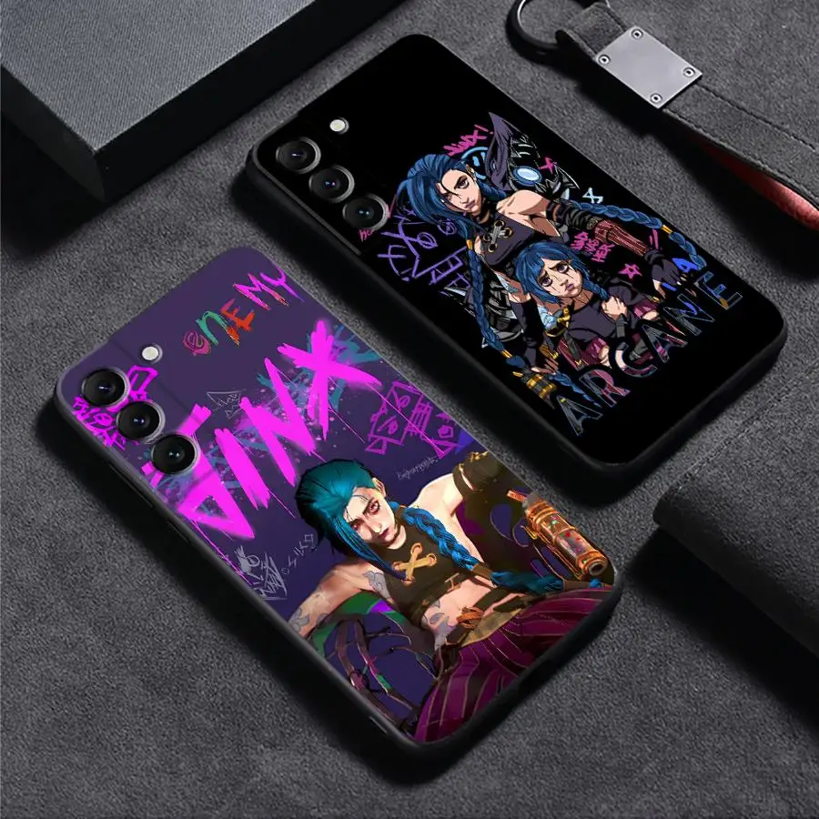 Casing ponsel Jinxs untuk Samsung Galaxy, casing ponsel keren untuk Samsung Galaxy A10 A20 A70 A02 A03 A30 A50 Core A04 A05 A06 s e A12 A15 A16 A13 A14 4G 5G funda