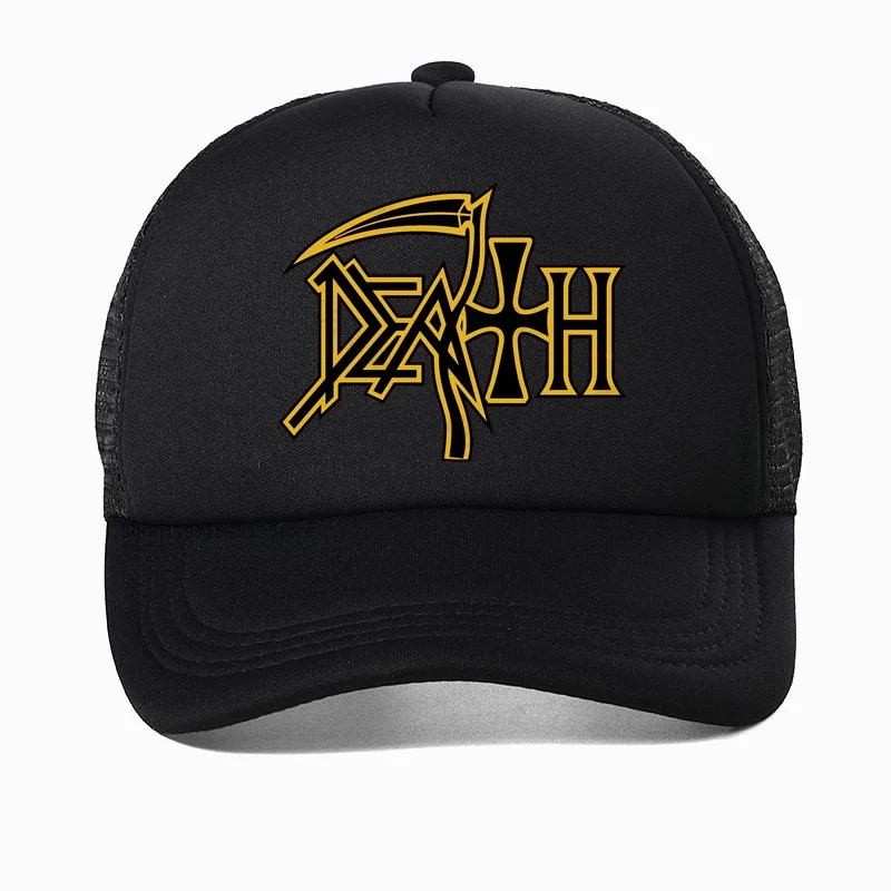 DEATH ROCK BAND HEAVY METAL Baseball Cap New DEATH ROCK Men Women hat Mesh Visor Outdoor Sun Hats