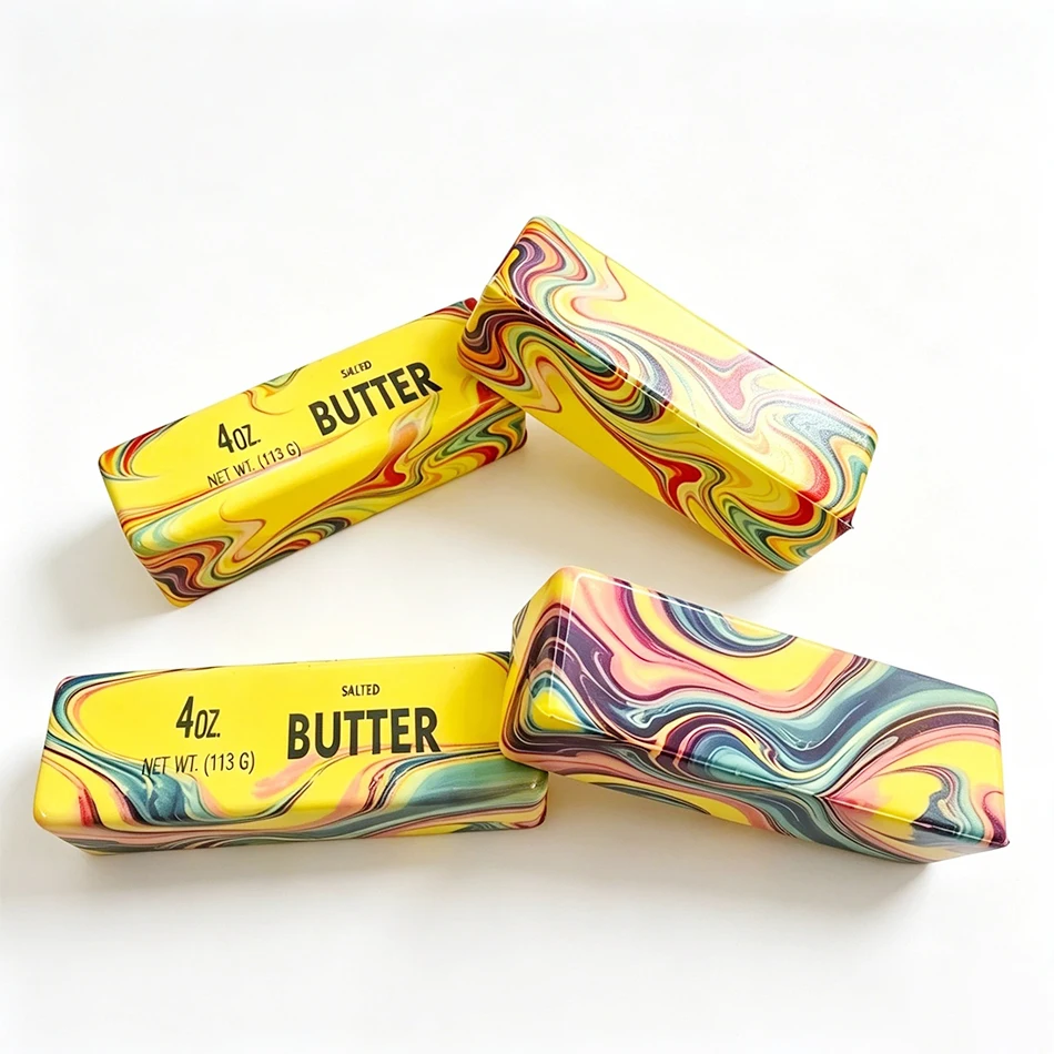 Bunte, langsam aufsteigende Butter-Squishies: Sensorisches Stressabbau-Spielzeug-Set – Weiche & dehnbare Quetschfiguren für Partygeschenke – Detail 6