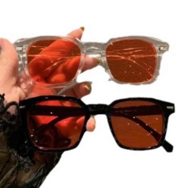 نظارات شمسية كلاسيكية مستطيلة للجنسين للرياضات الخارجية والقيادة نظارات شمسية مربعة مضادة للضوء الأزرق نظارات شمسية UV400