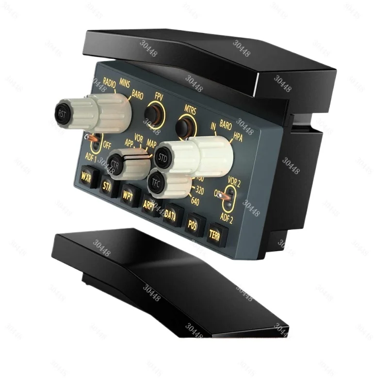 PDC3N Flight Simulator CDU Panel FMC Navigation Computer For PMDG 737 Zibo iFly MSFS X-Plane 11 12 USB Keyboard Display