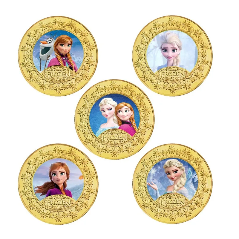 

Новые аниме-монеты и сувениры по мотивам мультфильма Disney «Холодное сердце» с Эльзой и принцессой Анной — бестселлеры