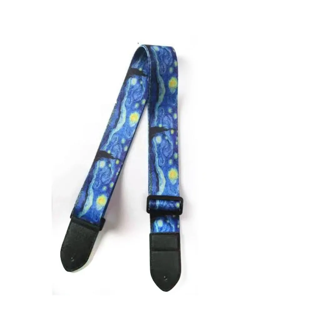 Leather Acoustic Guitar Ukulele Strap Adjustable Guitar/Ukulele/Bass Parts Guitar Shoulder Strap Belt Widening