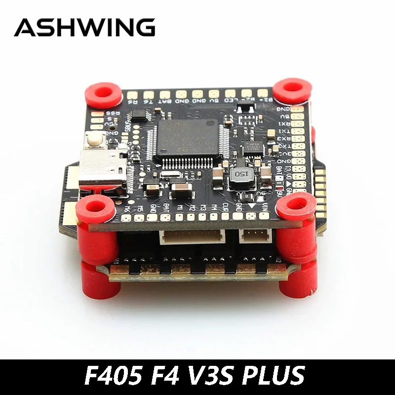 

ASHWING F405 V3 Flight Controller & ESC Stack Kit (50A / 60A / 65A options), 4-in-1 ESC, for FPV Racing Drones