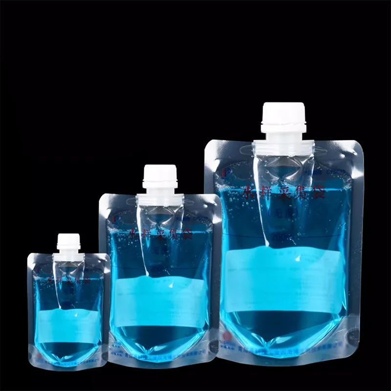 Sterile water sample collection bag Water quality sampling bag Water quality sampling bag Round bottom vertical