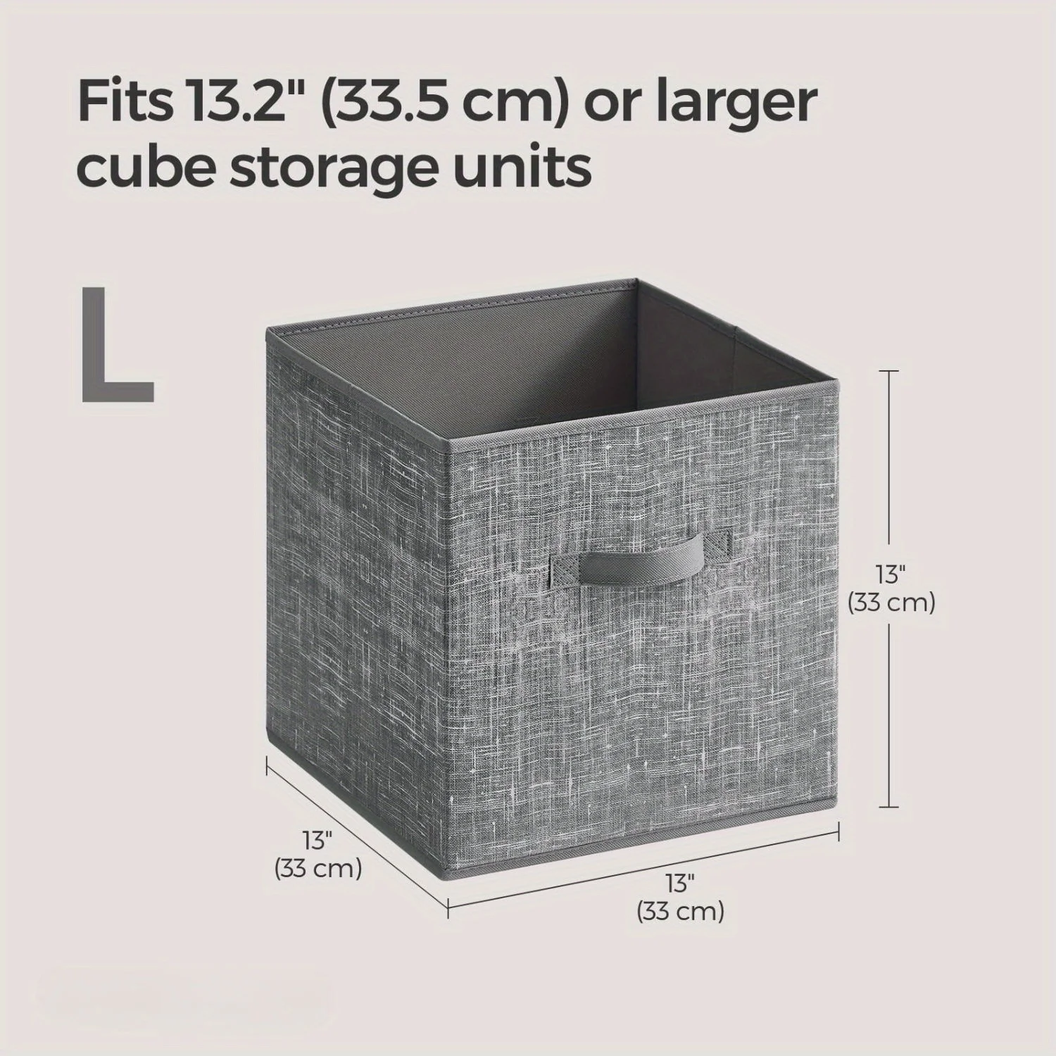 Storage Cube Bins, Foldable Fabric Organizer Boxes for Closet, Nursery, and Kids Room, 6 Pack