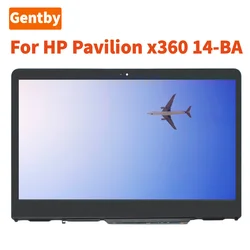 HP Pavilion LCD 디스플레이 터치 스크린 디지타이저 어셈블리, X360 14 BA 14M BA 14 BA001LA 14 BA002LA 14 BA091SA 14 BA049UR FHD