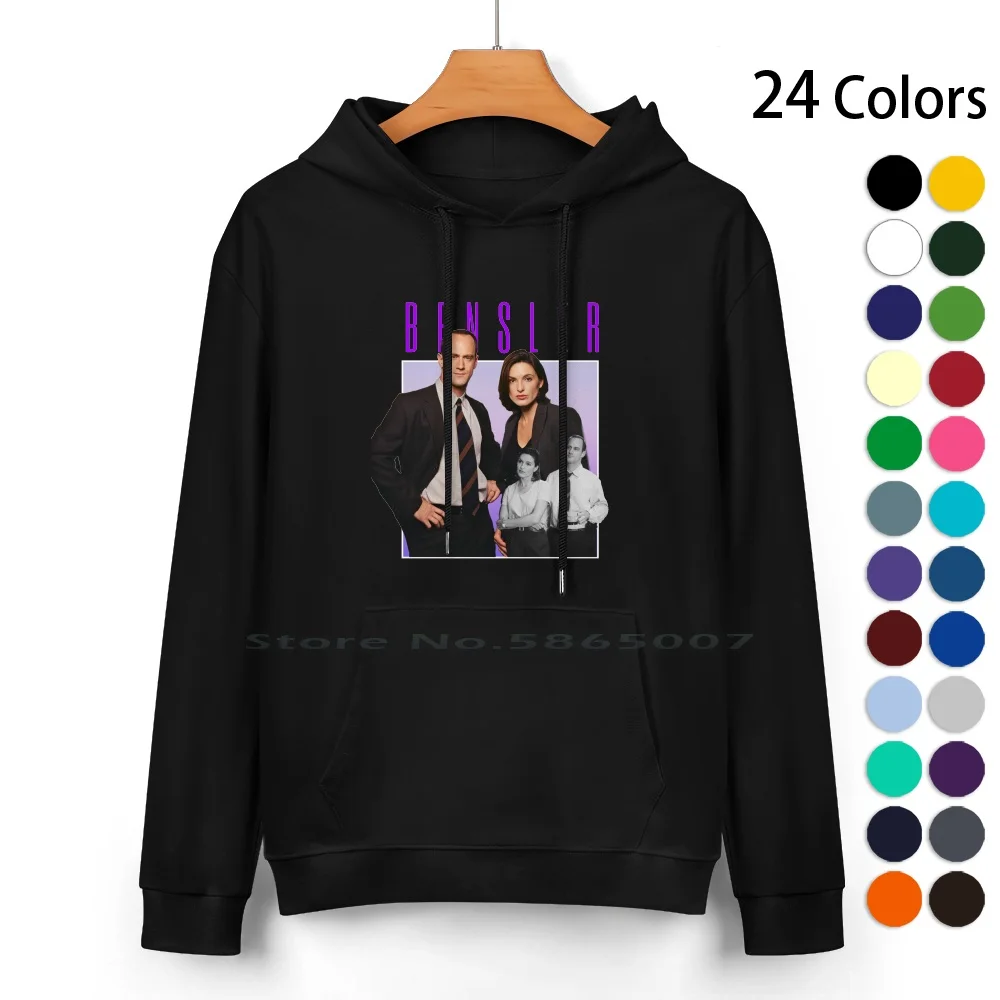 Elliot Stabler Olivia Benson Bensler Svu Pure Cotton Hoodie Sweater 24 Colors Svu Olivia Benson Elliot Stabler Chris Meloni