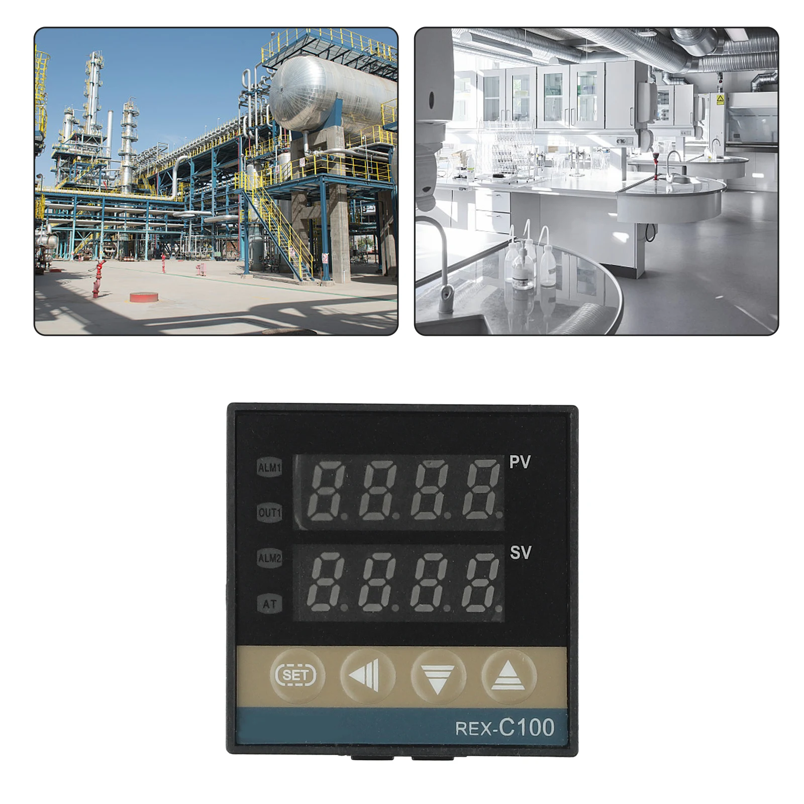 REXC100FK02 M DN Intelligent Temperature Controller Relay Output Thermostat for Injection Molding Machines with PID Control