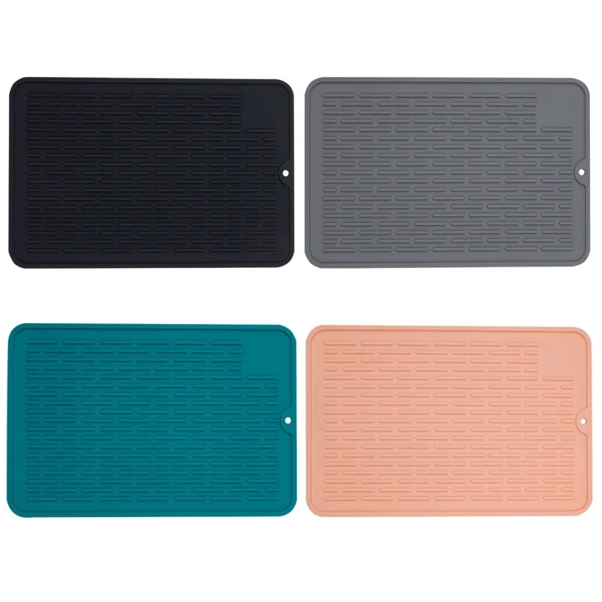 30x20x0.5CM Silicone Dish Drying Mat Board Bowl Dish Drying Mat Sink Drainer Large Heat Resistant Table Trivet Kitchen Tool image 6
