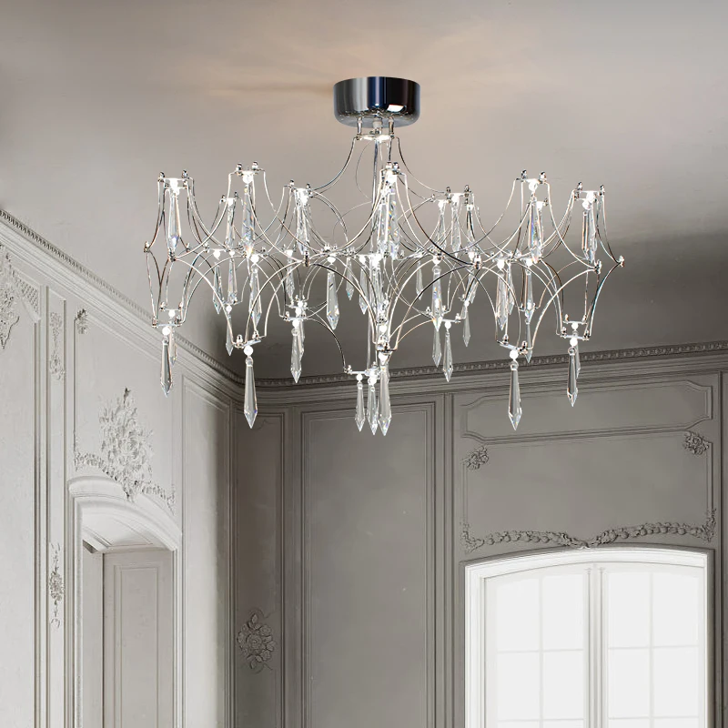 

Modern Pendant Light Crystal Chandelier For Living Dining Room Bedroom Hanging Lamps For Ceiling Home Decor Lighting Chandelier
