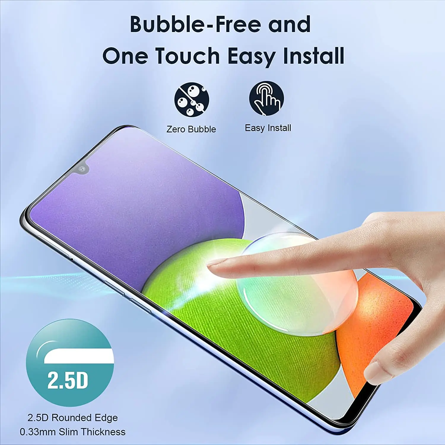 2/4Pcs Tempered For Samsung Galaxy Jump 2 5G Screen Protector Glass image 4