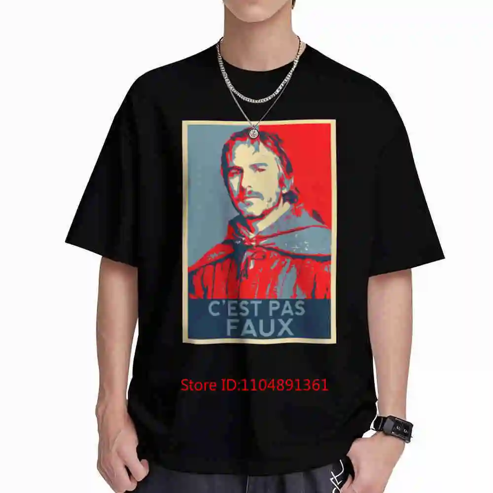 Kaamelott Perceval C'Est Pas Faux Short Sleeve Tee 100% Cotton T-Shirt