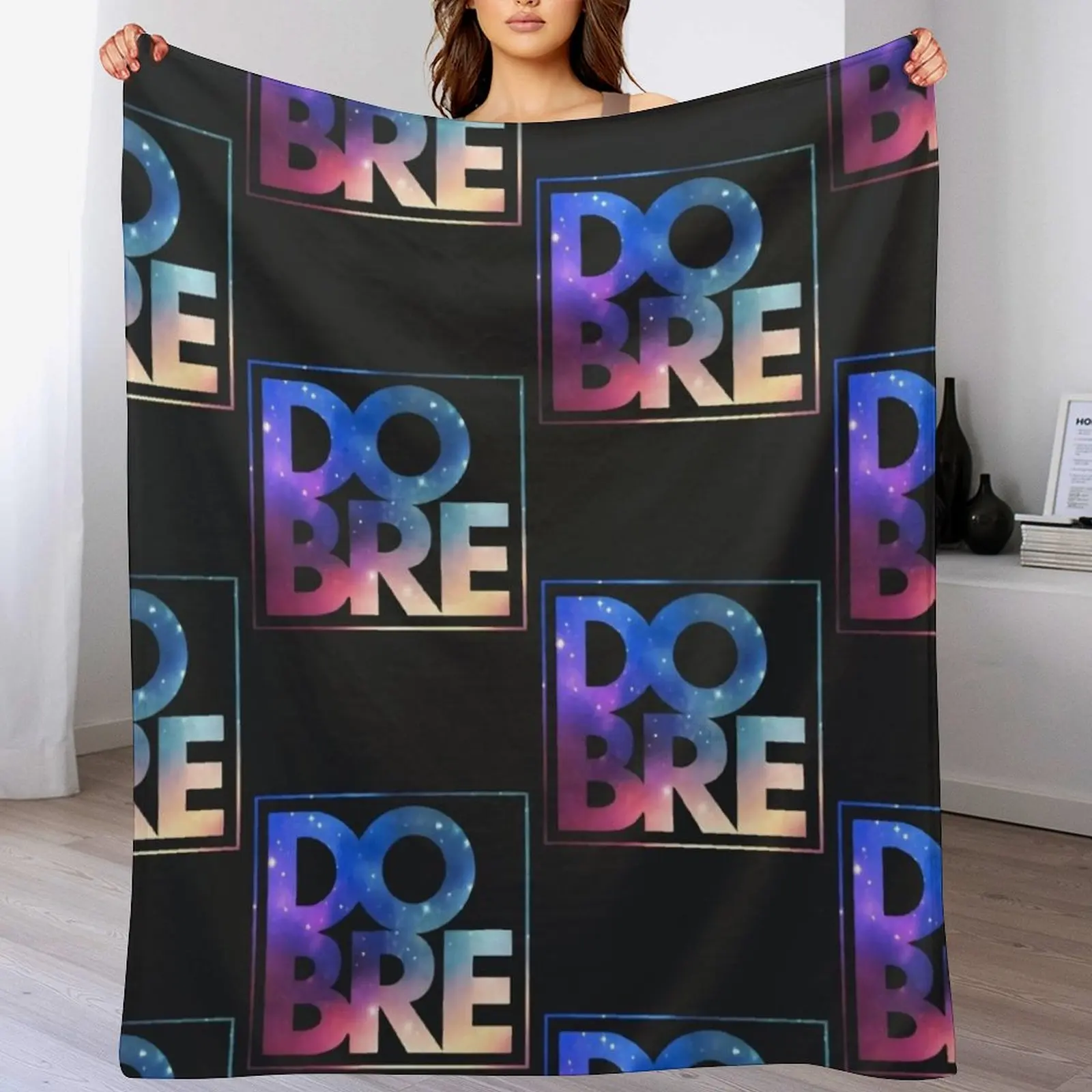 

Galaxy Logo, Dobre Brothers Galaxy Logo Dobre Throw Blanket wednesday Luxury Throw valentine gift ideas decorative Blankets